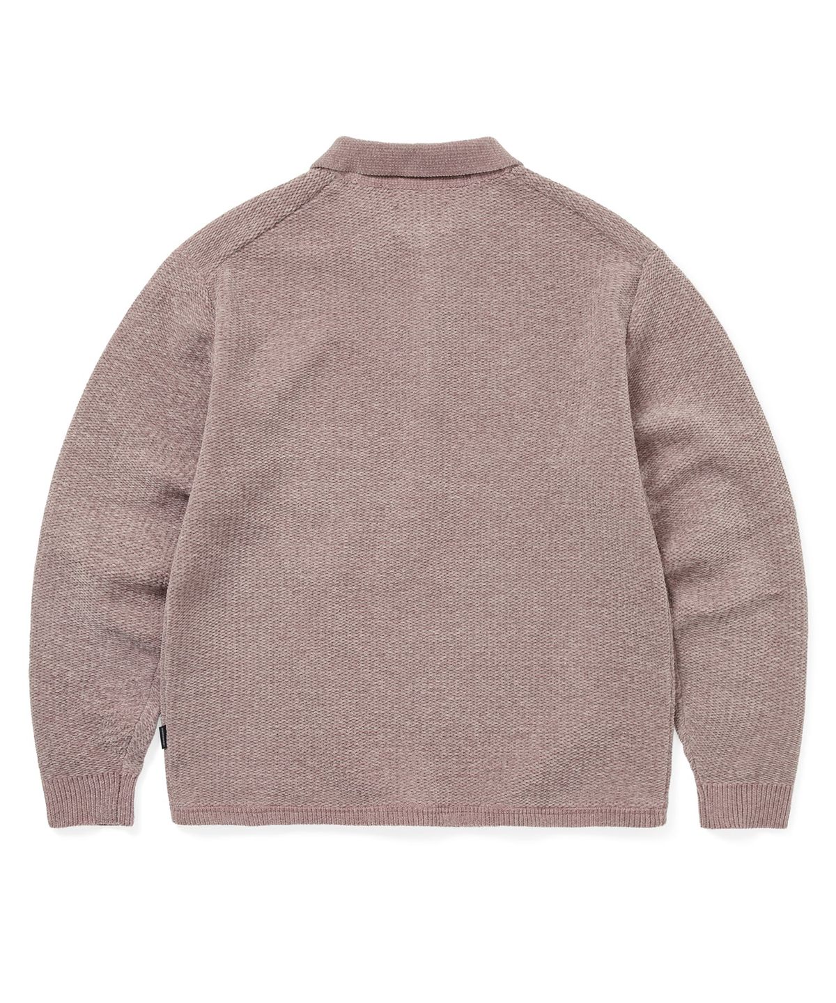 디스이즈네버댓(THISISNEVERTHAT) Velvet Knit Polo Dusty Pink