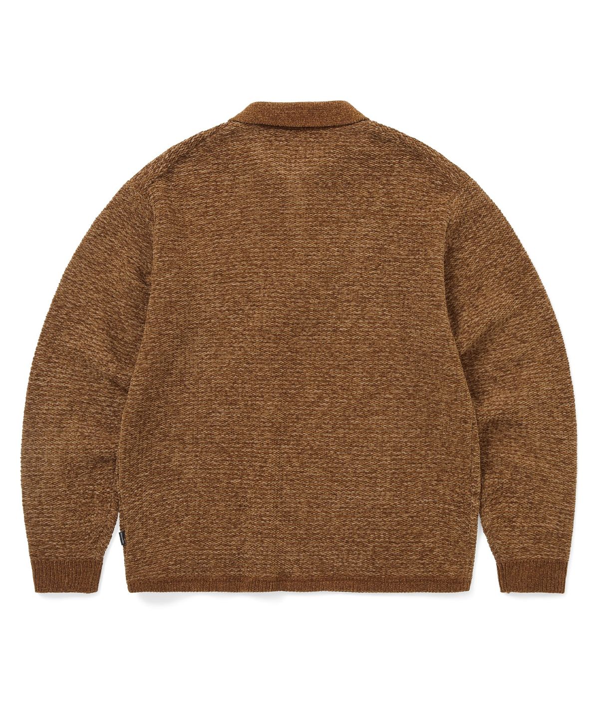 디스이즈네버댓(THISISNEVERTHAT) Velvet Knit Polo Brown