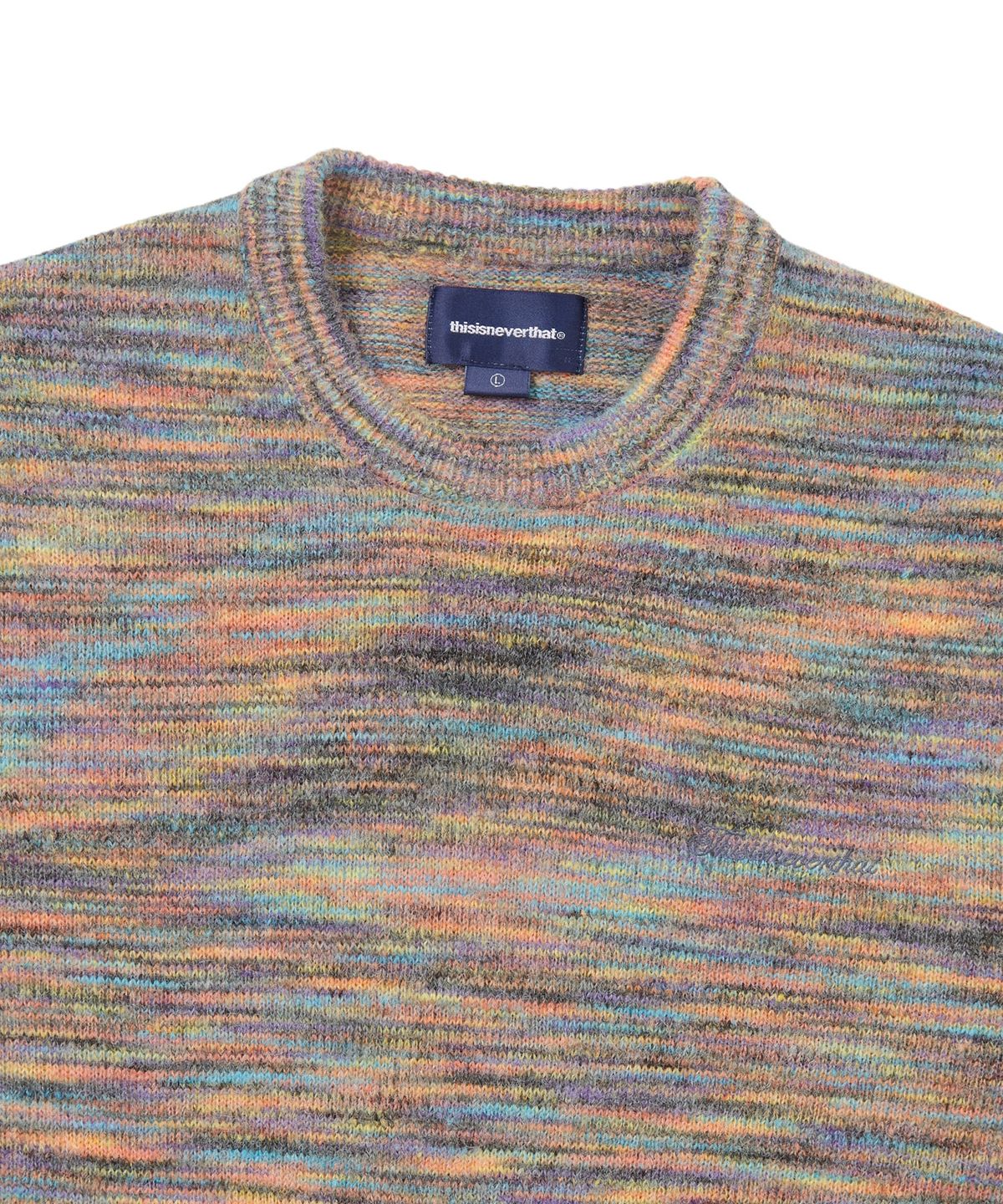 디스이즈네버댓(THISISNEVERTHAT) Static Knit Sweater Rainbow