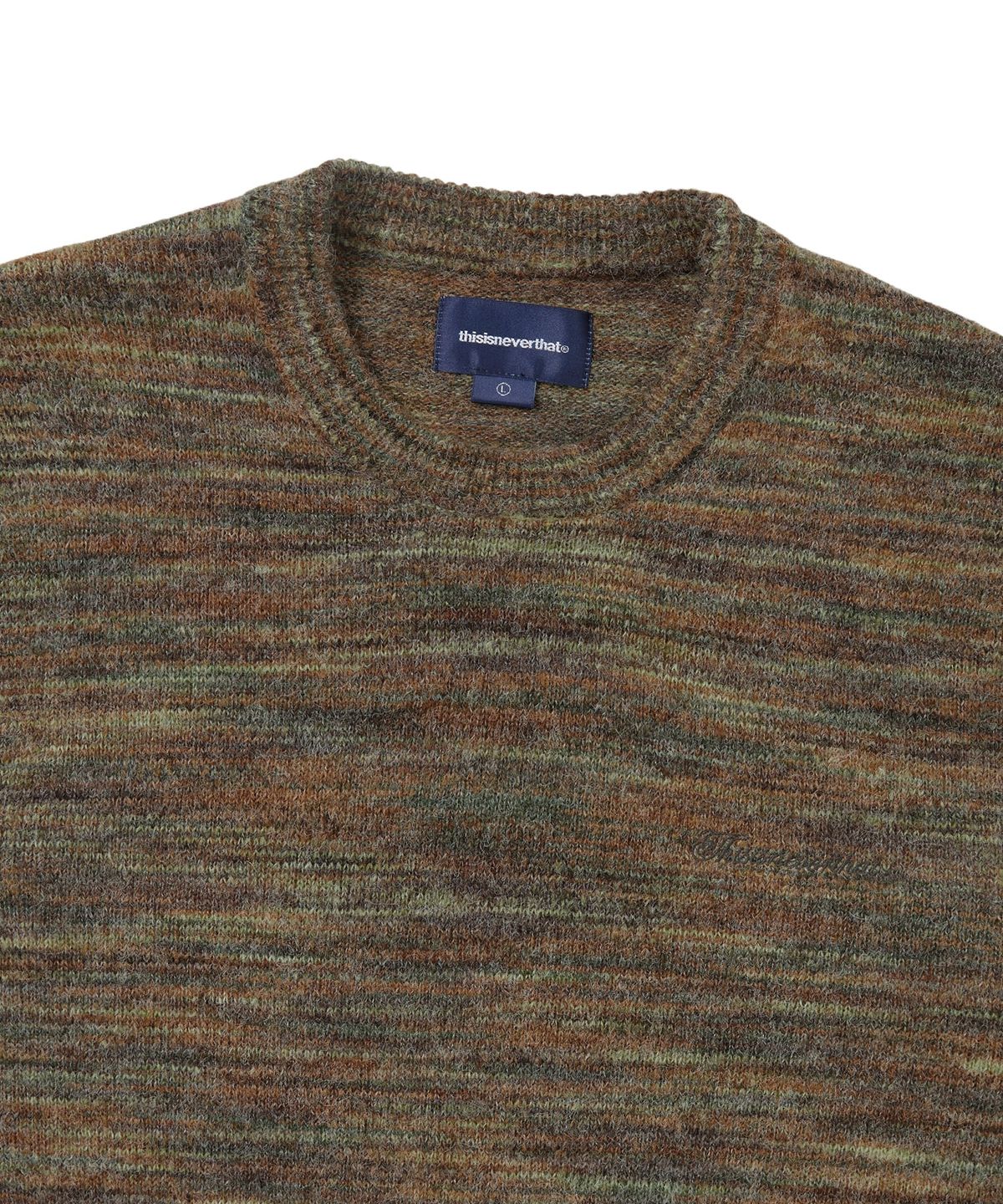 디스이즈네버댓(THISISNEVERTHAT) Static Knit Sweater Olive