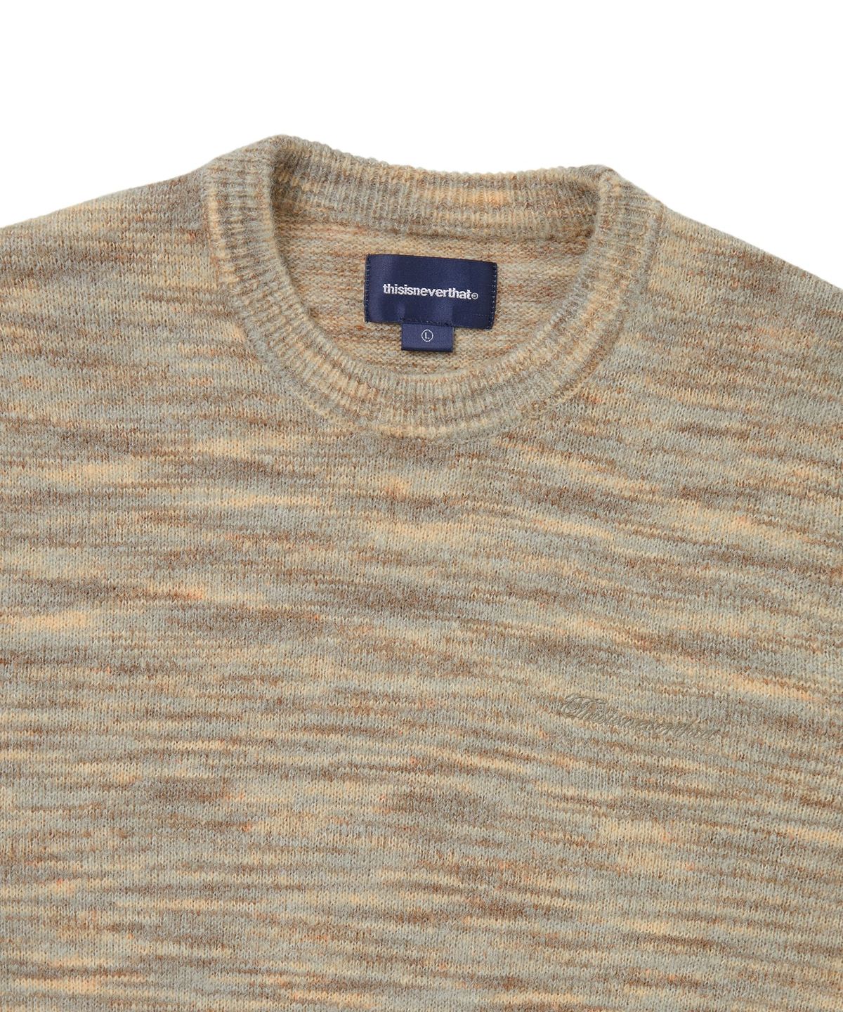 디스이즈네버댓(THISISNEVERTHAT) Static Knit Sweater Beige