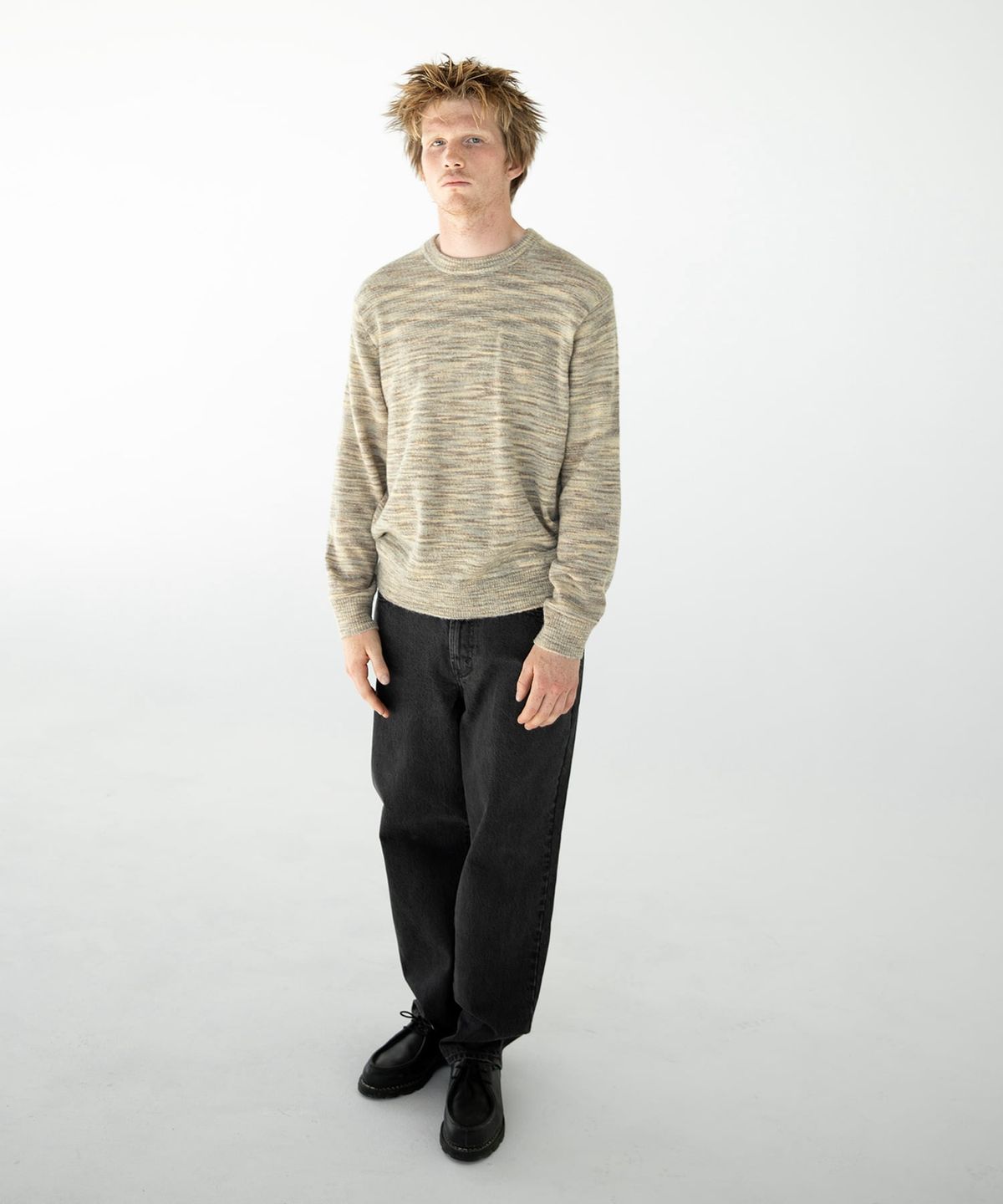 디스이즈네버댓(THISISNEVERTHAT) Static Knit Sweater Beige