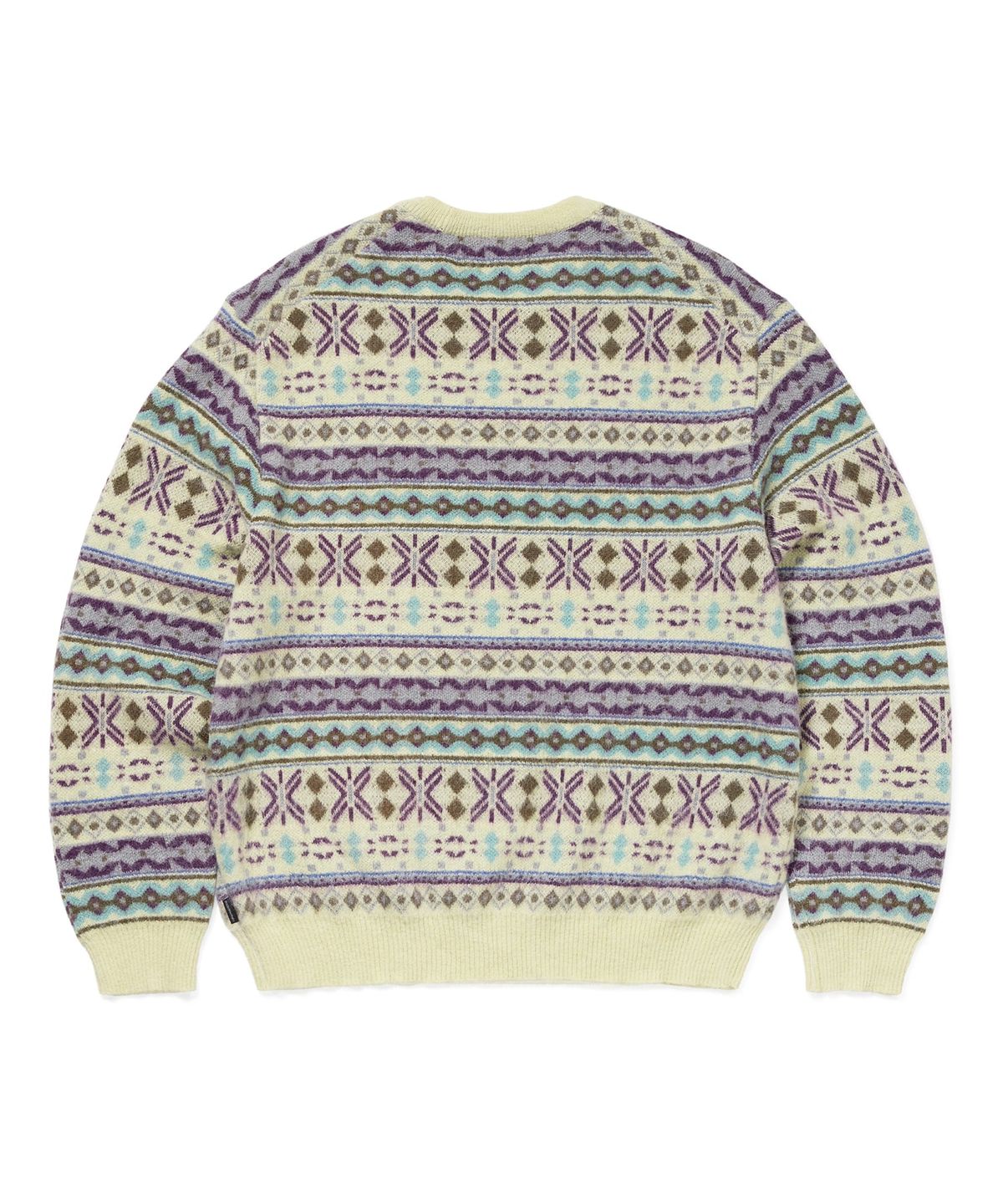 디스이즈네버댓(THISISNEVERTHAT) Fair Isle Knit Sweater Lemon
