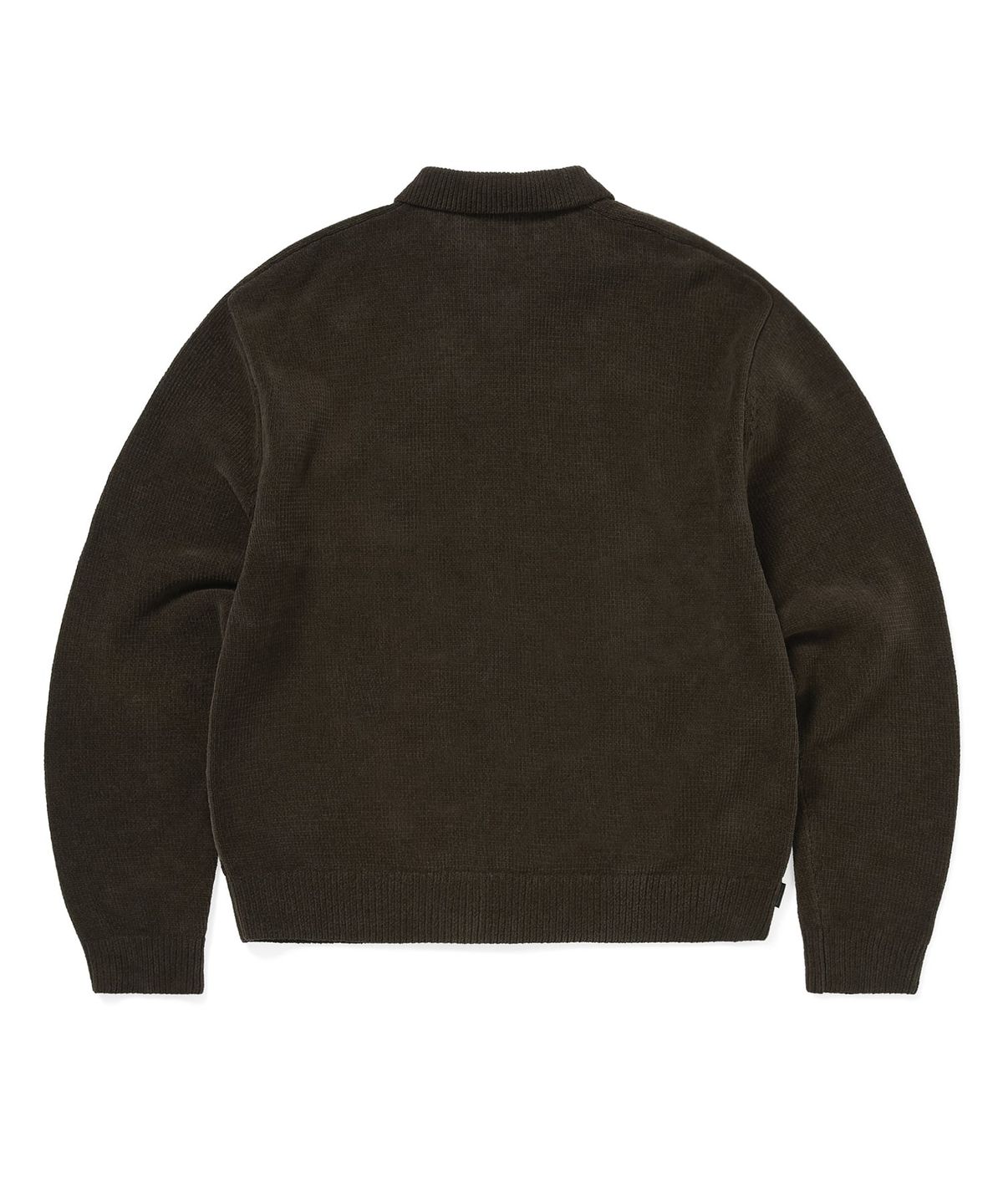 디스이즈네버댓(THISISNEVERTHAT) Argyle Zip Knit Cardigan Brown