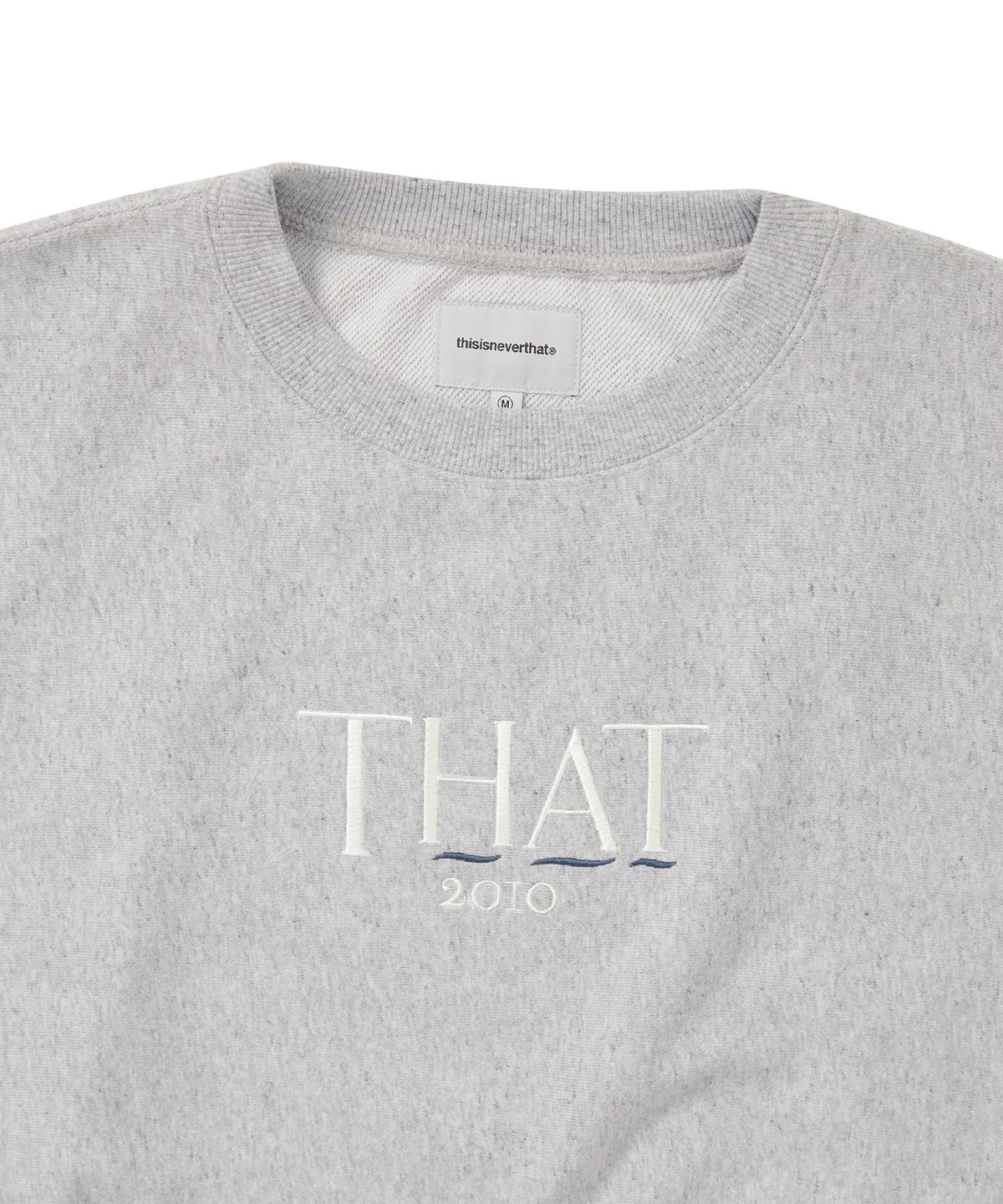 디스이즈네버댓(THISISNEVERTHAT) THAT 2010 W Crewneck Heather Grey