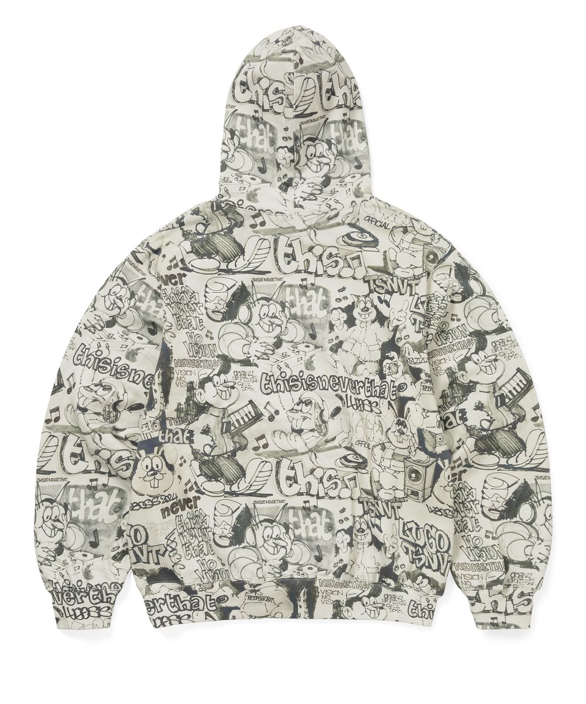 디스이즈네버댓(THISISNEVERTHAT) T-Logo Hoodie Graffiti