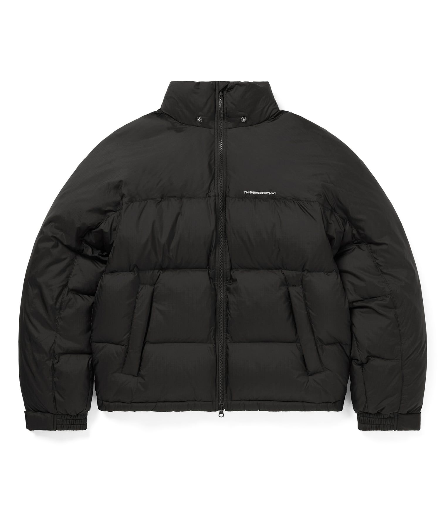 MUSINSA | thisisneverthat Multi-Ripstop Down Puffer Jacket Black