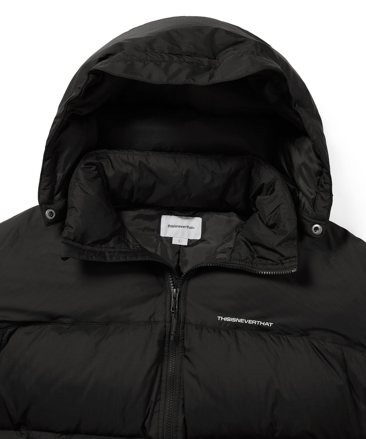 디스이즈네버댓(THISISNEVERTHAT) Multi-Ripstop Down Puffer Jacket Black