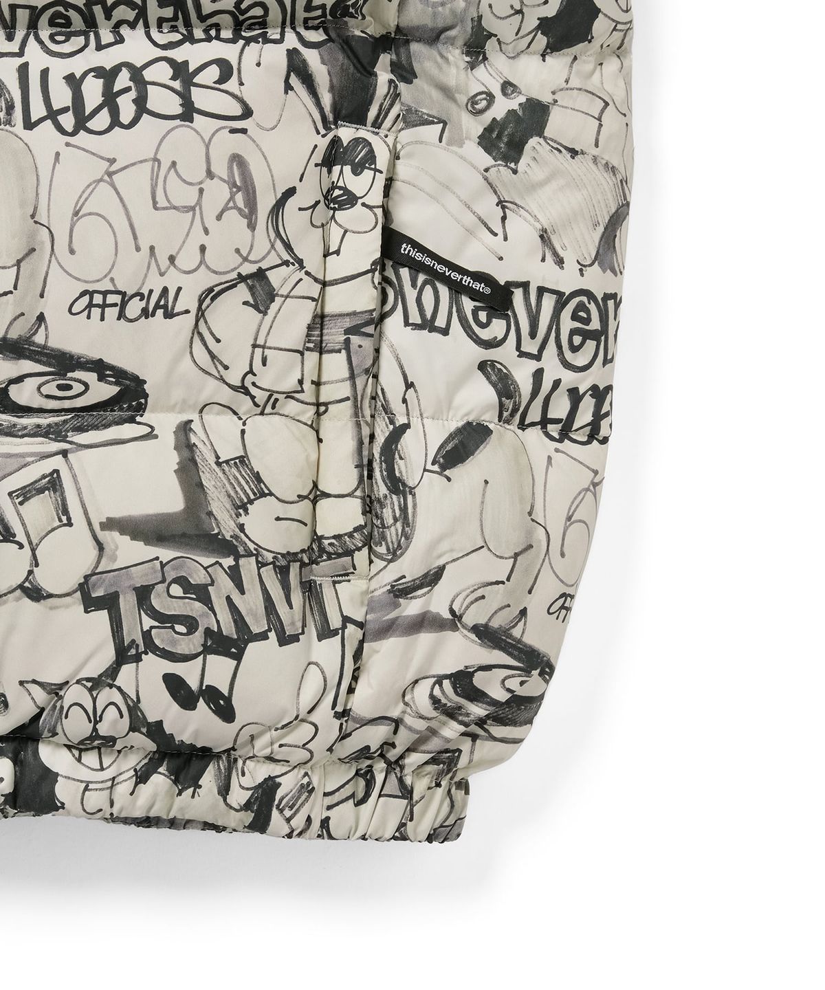 디스이즈네버댓(THISISNEVERTHAT) PERTEX T Down Jacket Graffiti