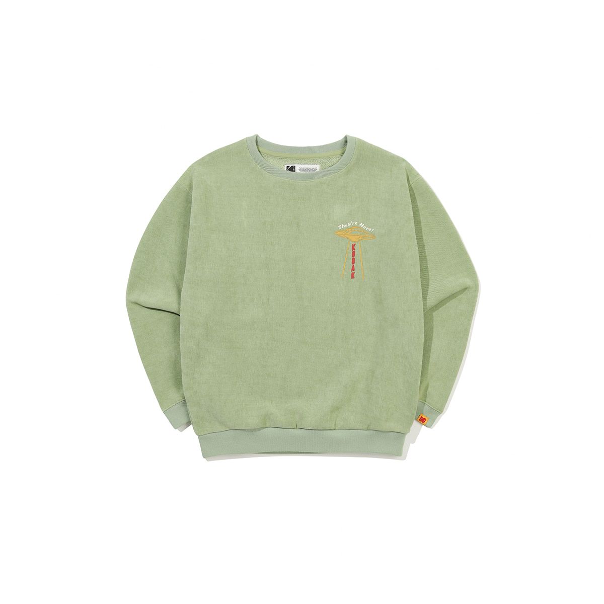 코닥 키즈(KODAK KIDS) 씨네라운지 코지 맨투맨 키즈 LIGHT GREEN