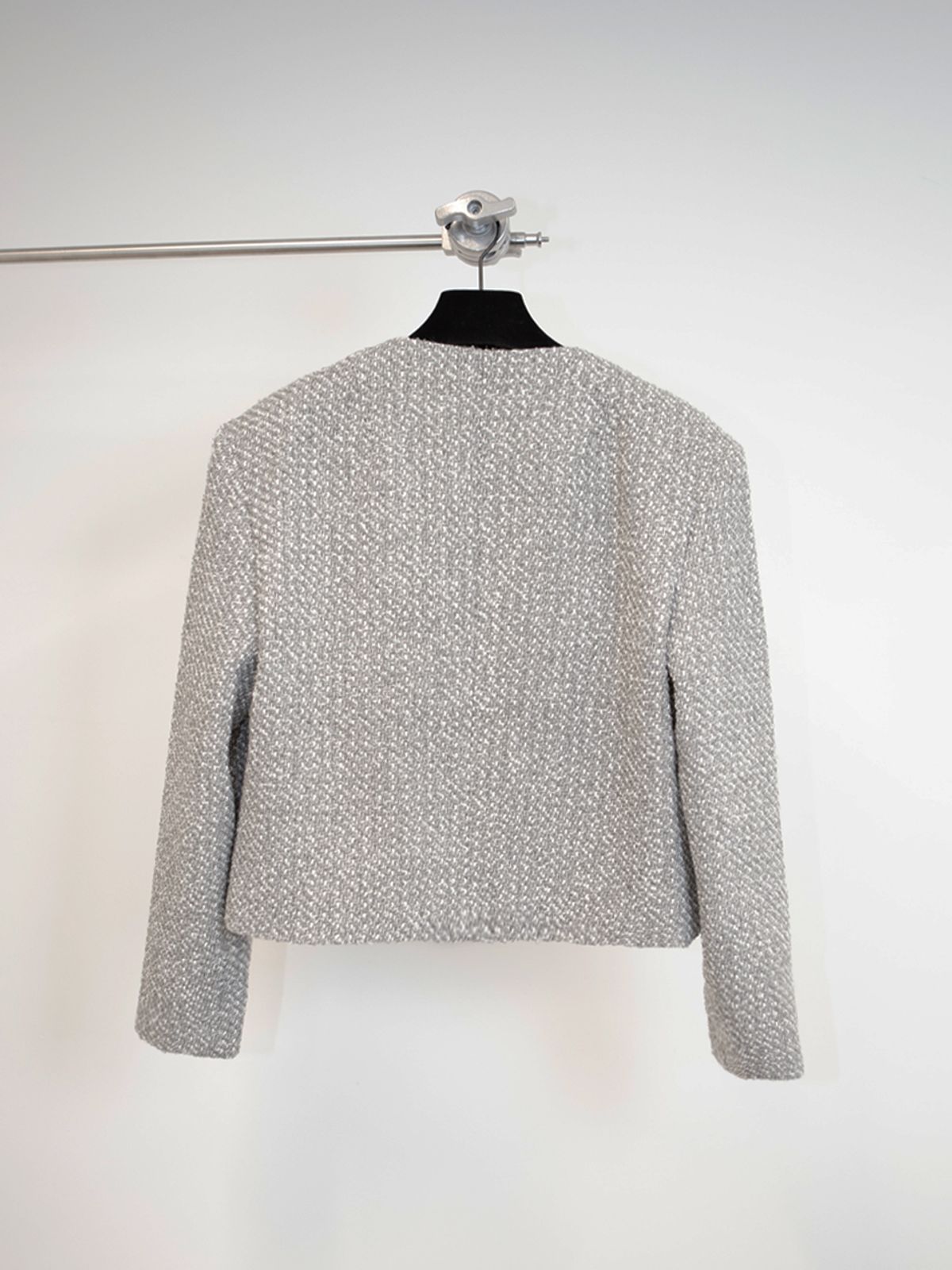고저(GOZER) TWEED ZIP UP_GREY