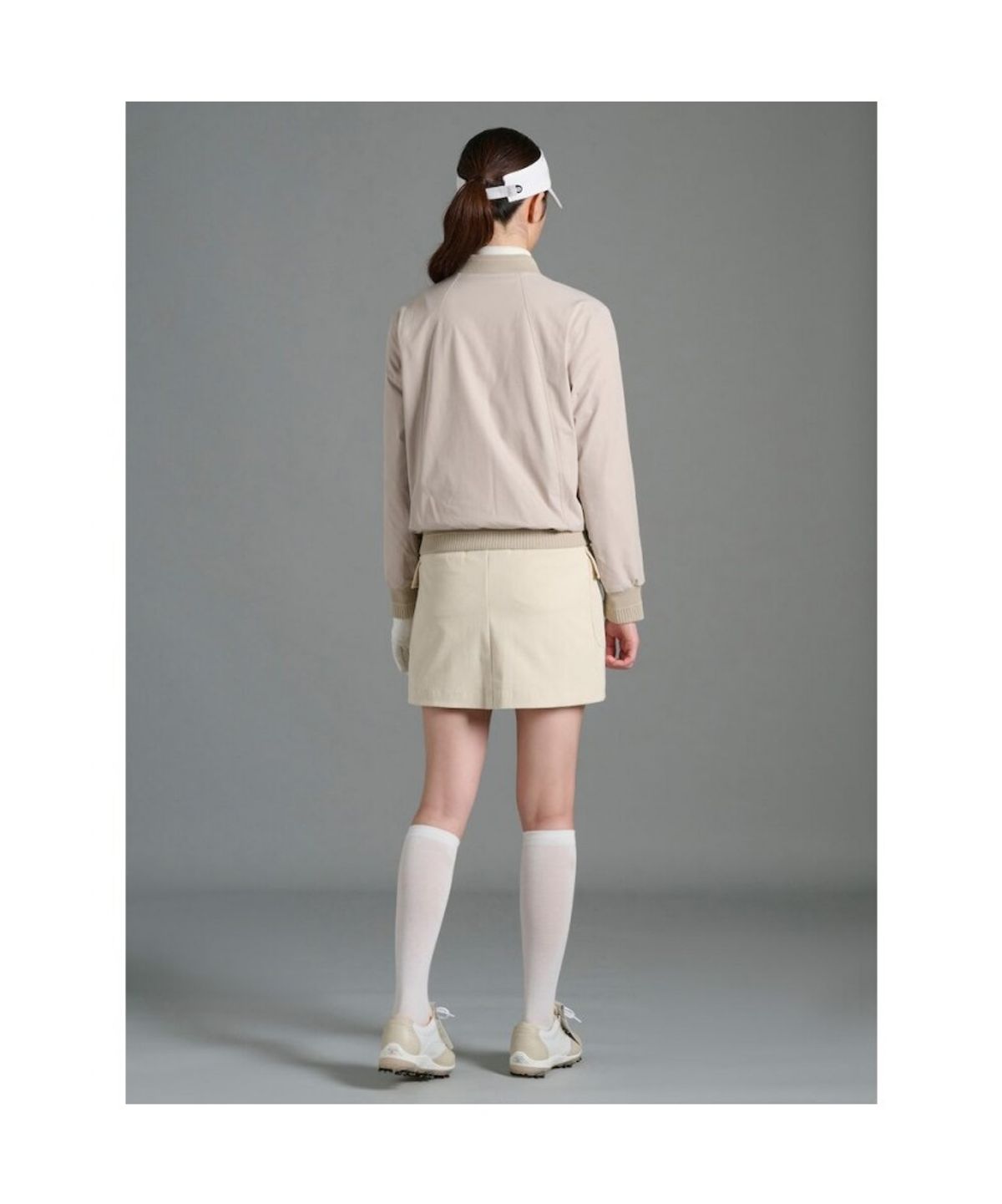빈폴골프(BEANPOLE GOLF) 여성 코듀로이 H라인 큐롯 - 아이보리