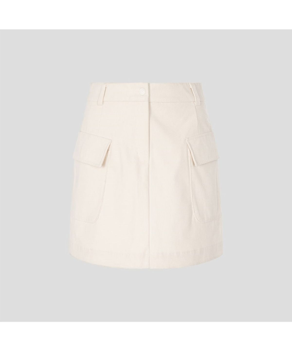 빈폴골프(BEANPOLE GOLF) 여성 코듀로이 H라인 큐롯 - 아이보리