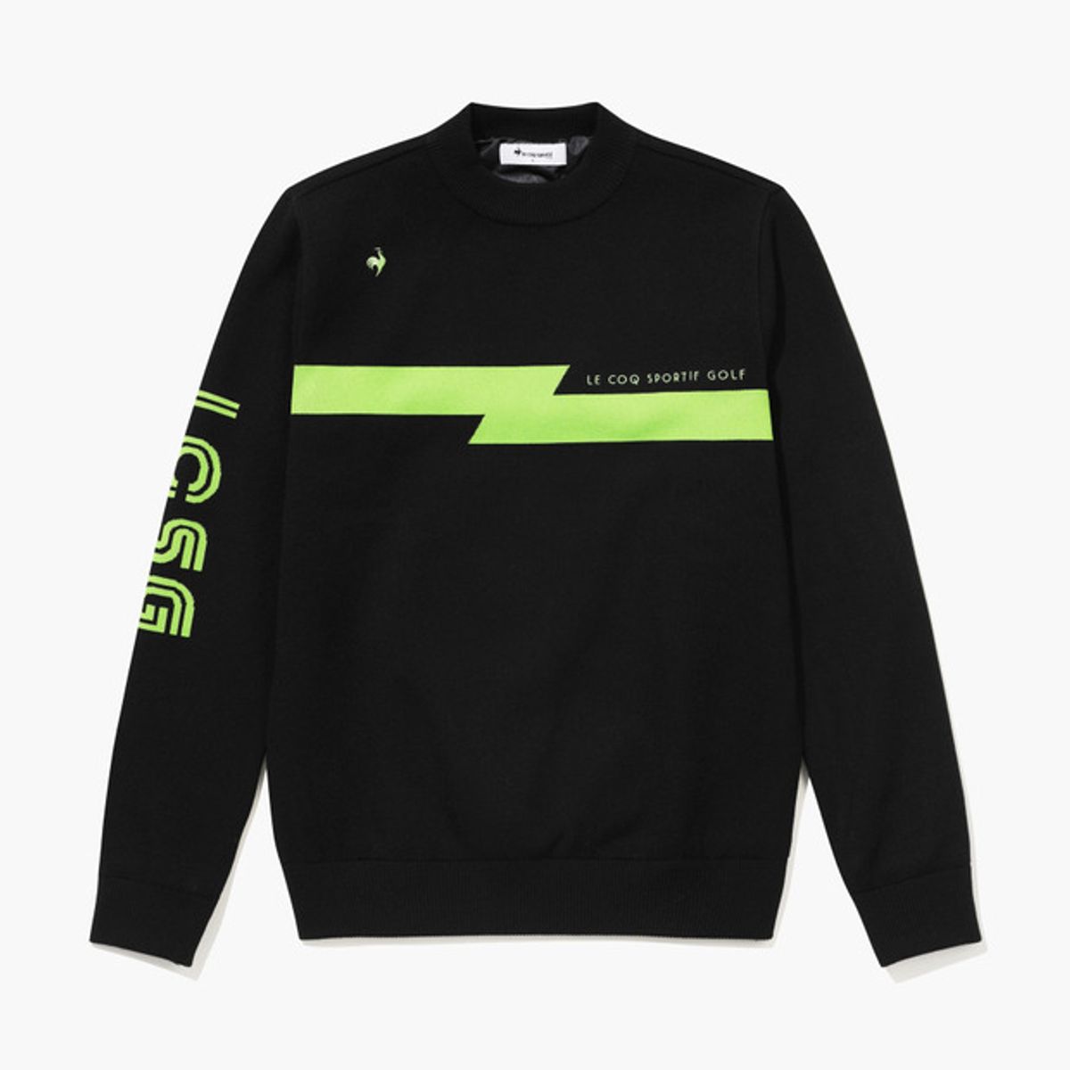 르꼬끄 골프(LECOQ GOLF) 남성 소프트터치 방풍 스웨터 _BLCK GQ421MKPO2