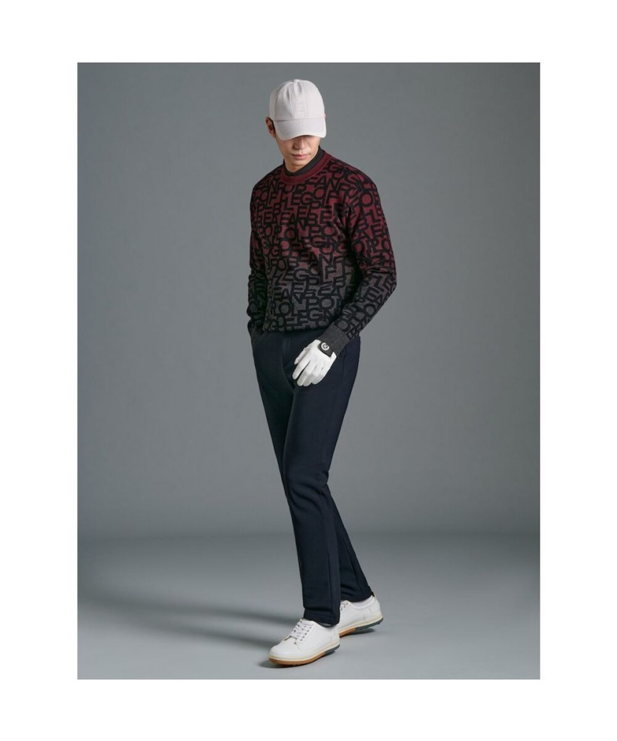 빈폴골프(BEANPOLE GOLF) 남성 본딩 슬림 팬츠 - 블랙
