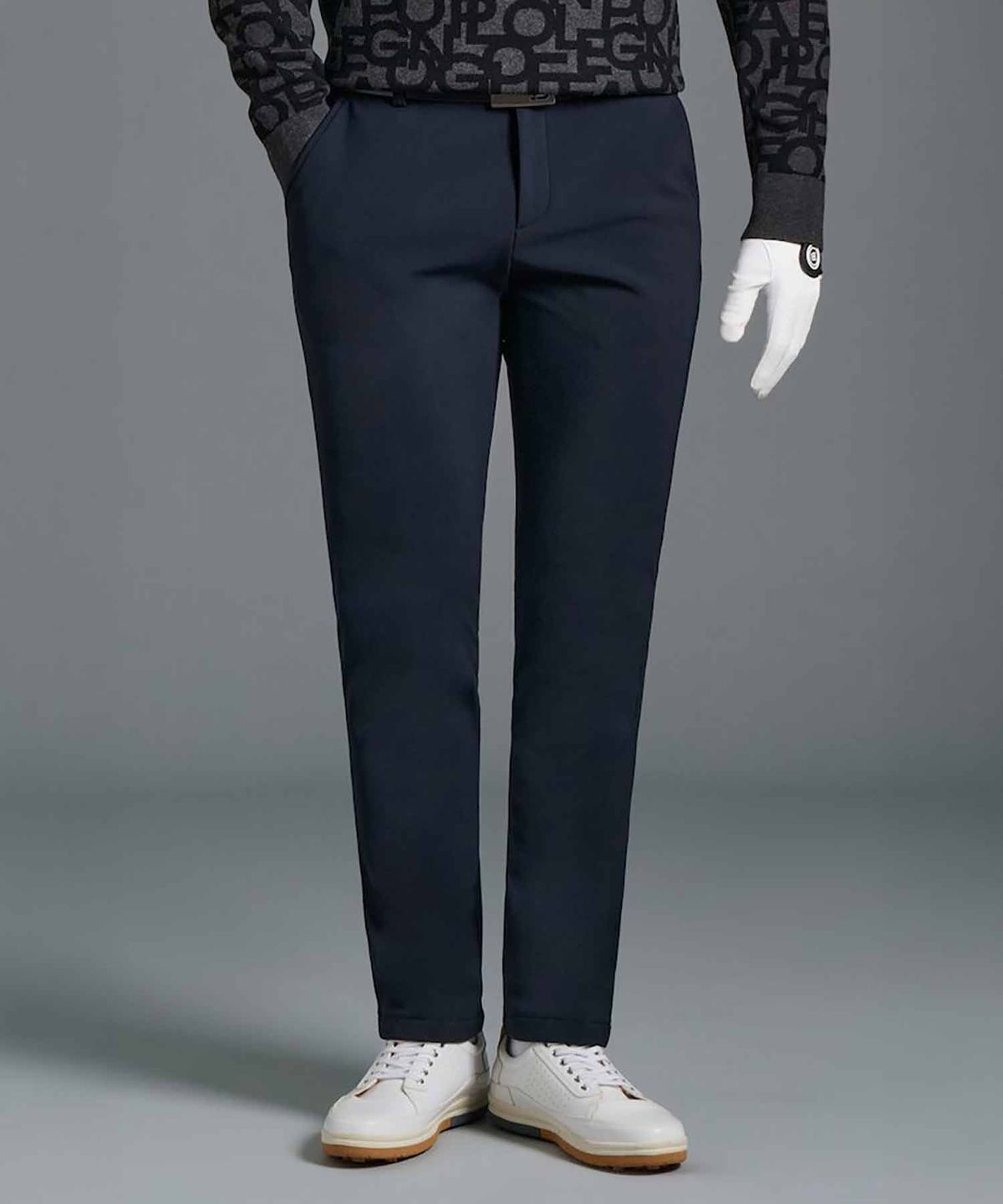 빈폴골프(BEANPOLE GOLF) 남성 본딩 슬림 팬츠 - 블랙