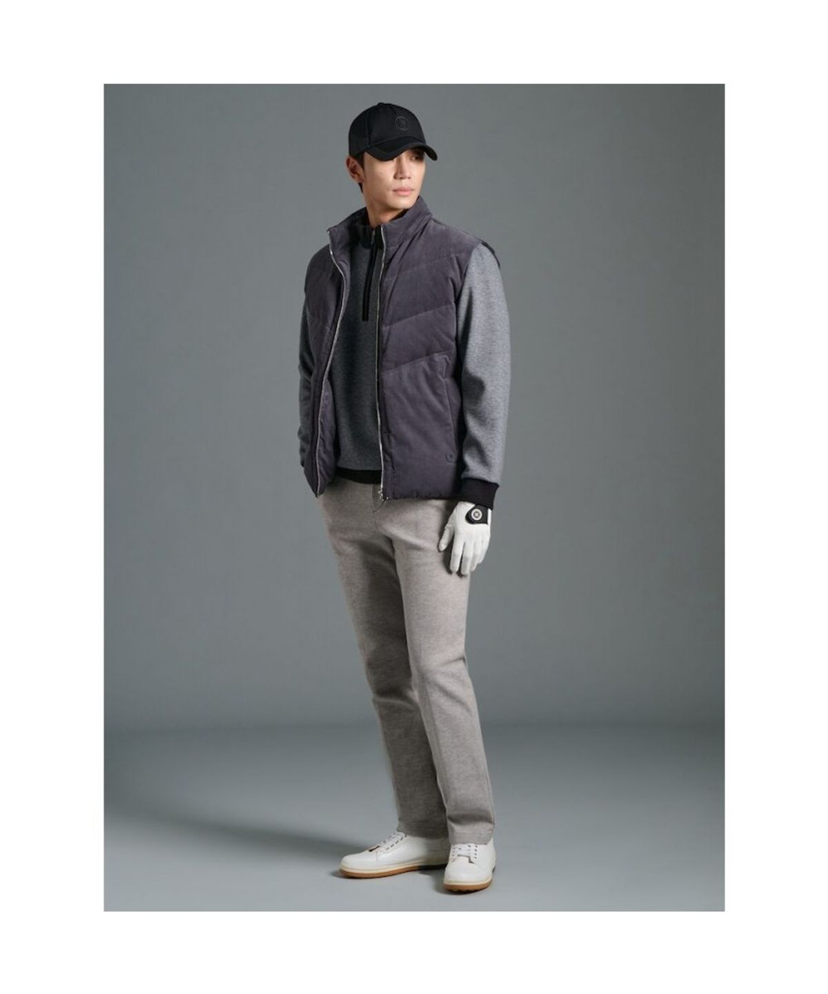 빈폴골프(BEANPOLE GOLF) 남성 셋업 팬츠 - 애쉬