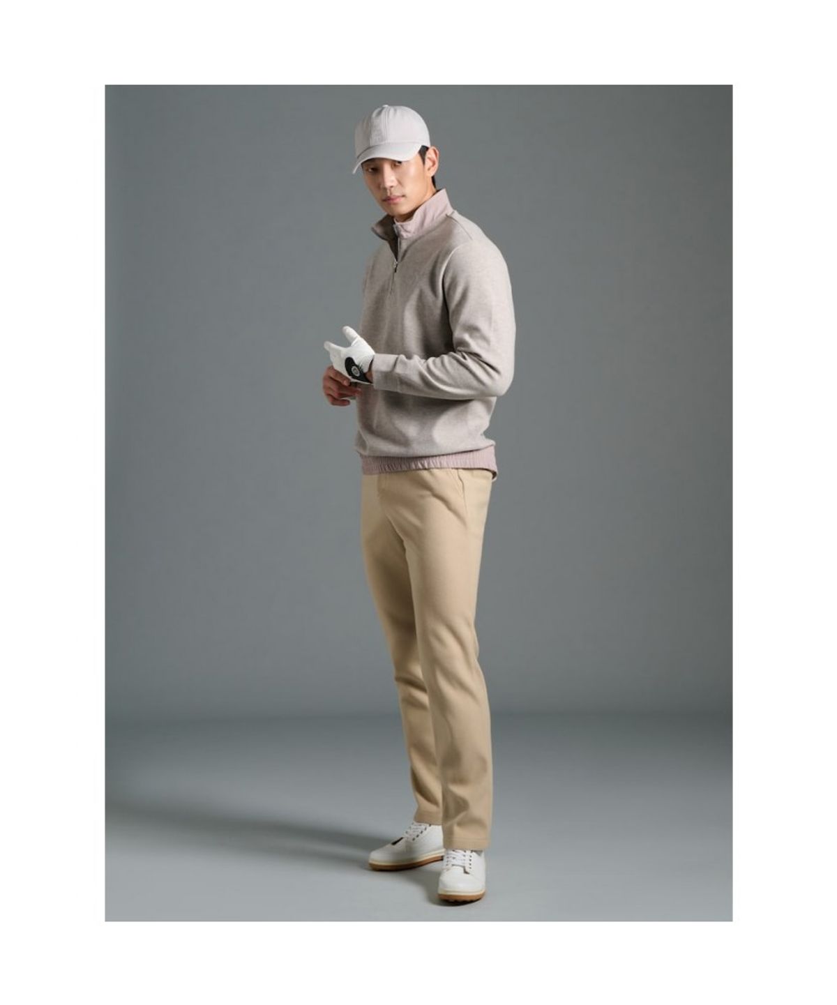 빈폴골프(BEANPOLE GOLF) 남성 셋업 팬츠 - 베이지