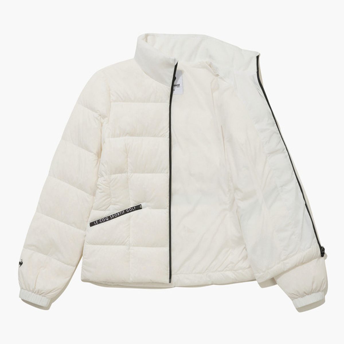 르꼬끄 골프(LECOQ GOLF) 여성 경량 구스 다운 점퍼 _CREM GQ422LDJO1
