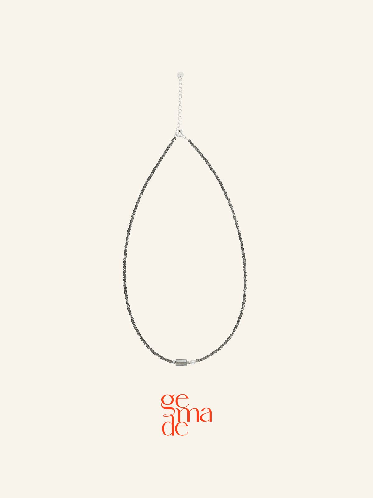 제마드(GEMADE) Labrador smoky necklace #N090