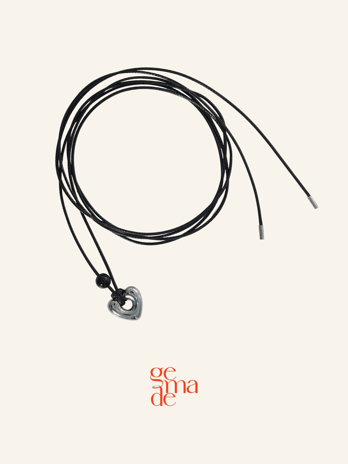 제마드(GEMADE) Tied Heart necklace #N094