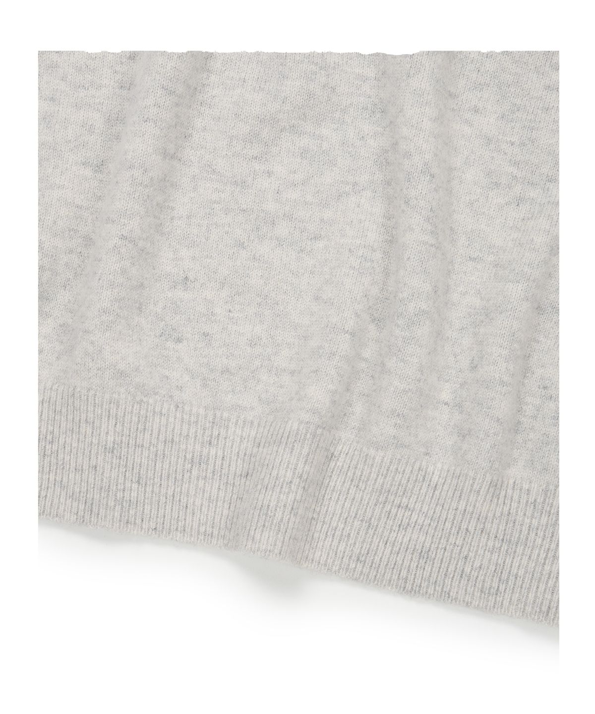 이티씨이(ETCE) (BASE) LAYERED CUFF ROUND KNIT (OATMEAL)