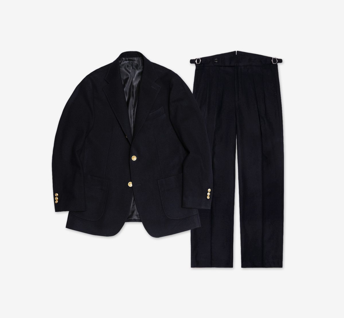 솔티(SORTIE) 412 Reve Wool Jacket (Dark Navy)