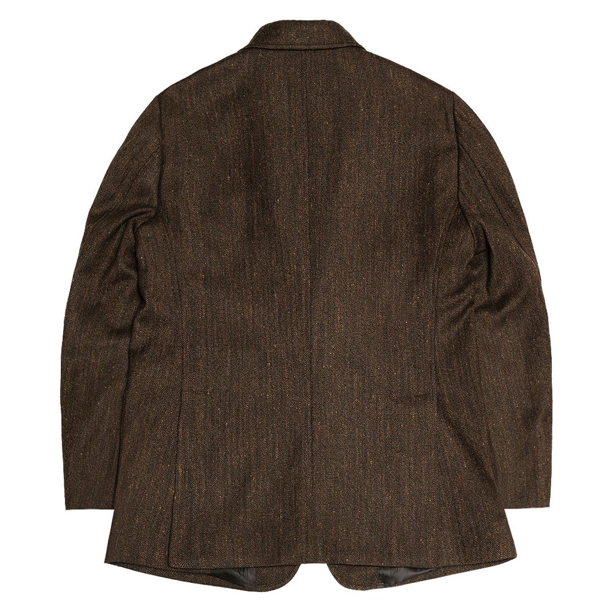 솔티(SORTIE) 412 Herringbone Check Wool Silk Jacket (Brown)