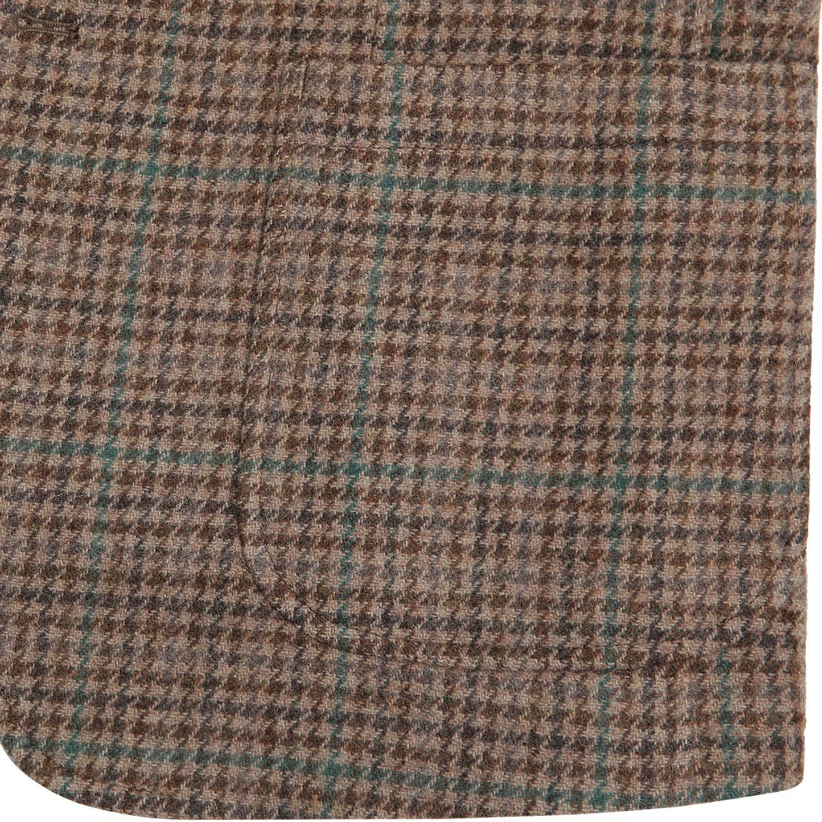 솔티(SORTIE) 412 Hound Check Wool Silk Jacket (Brown)