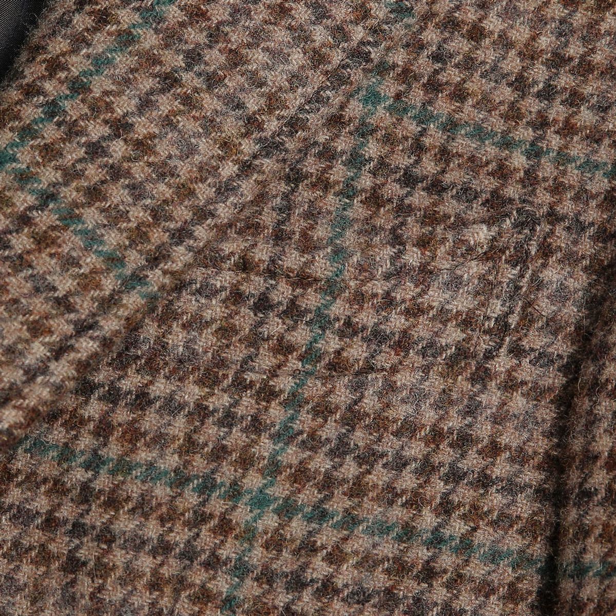 솔티(SORTIE) 412 Hound Check Wool Silk Jacket (Brown)