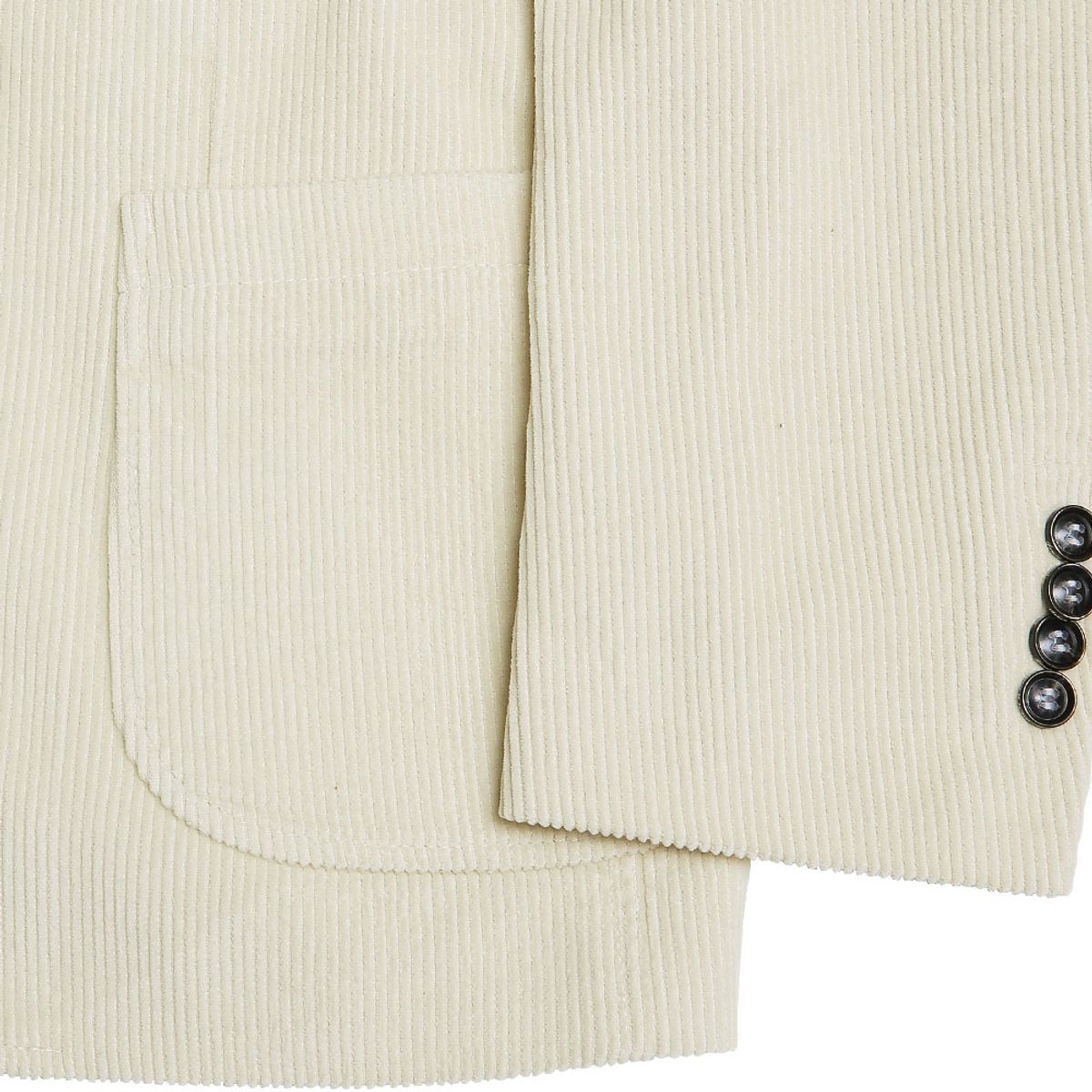 솔티(SORTIE) 410 Corduroy Washed Jacket (Ivory)