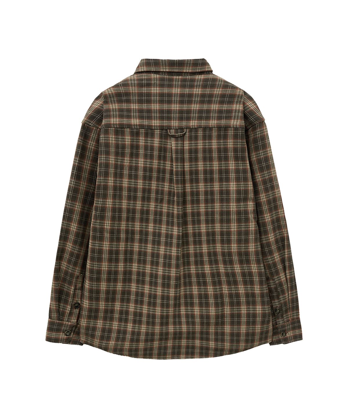 빅유니온(BIG UNION) 트윌 체크 셔츠 (브라운)
