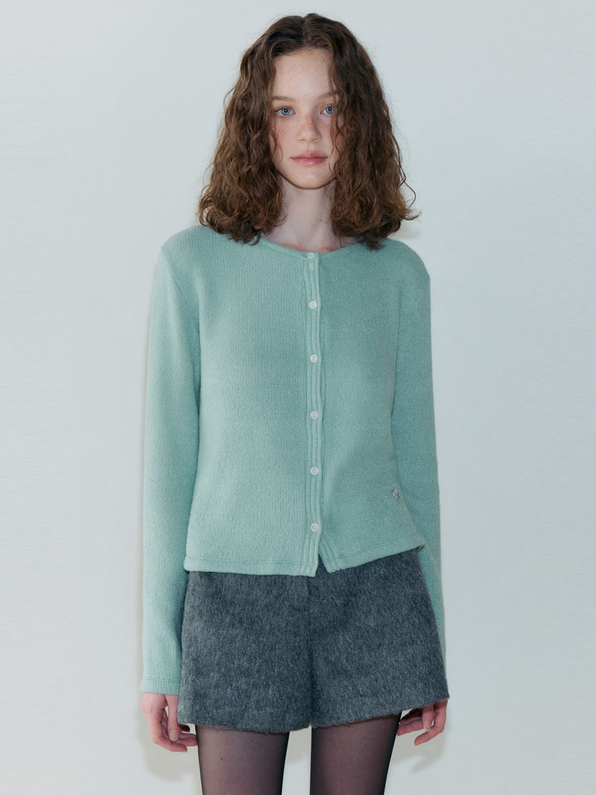 에트몽(ETMON) Wool Basic Short Pants, Charcoal