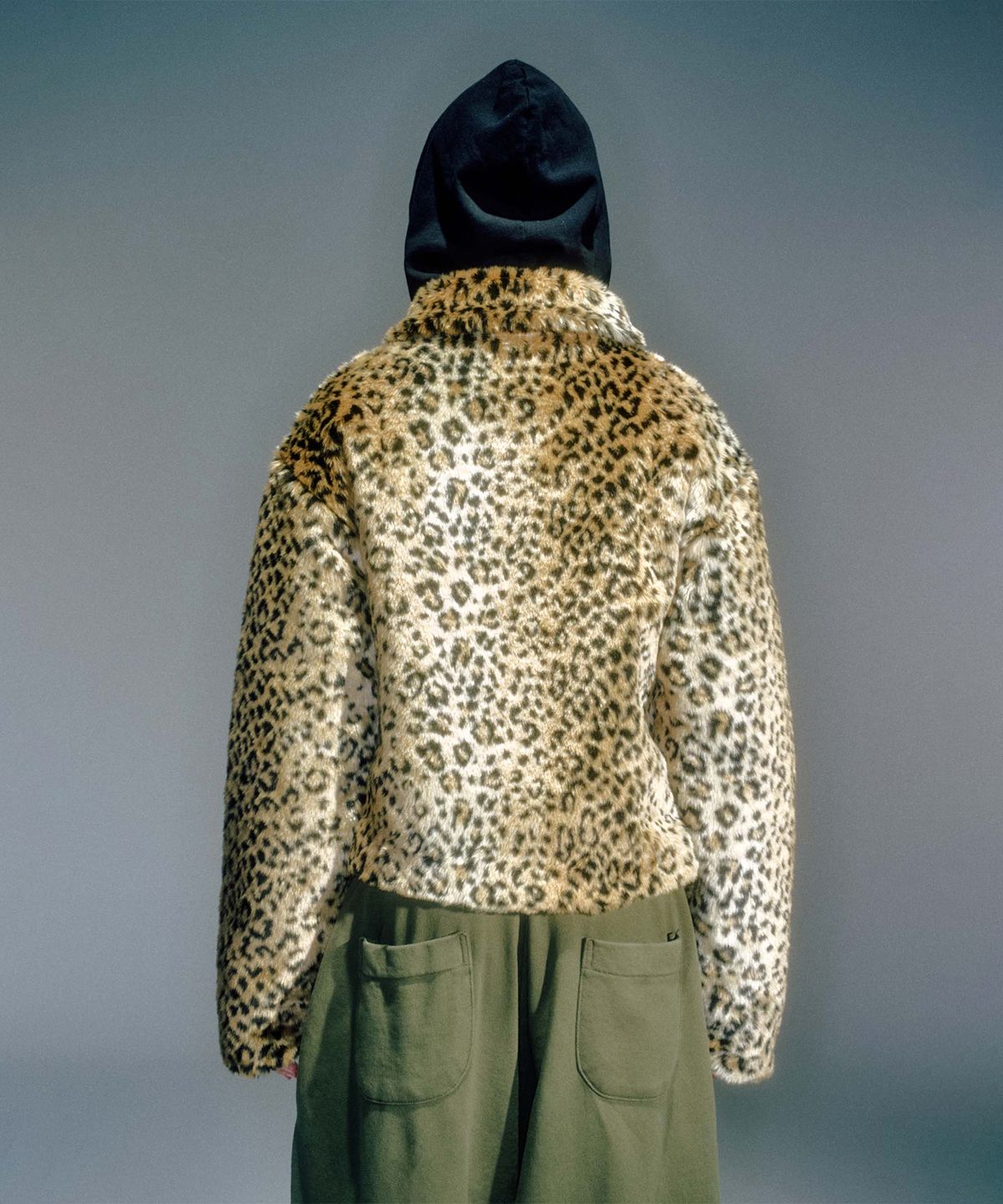 베이컨트 아카이브(VACANT ARCHIVE) MAGGIE LEOPARD FUR JACKET