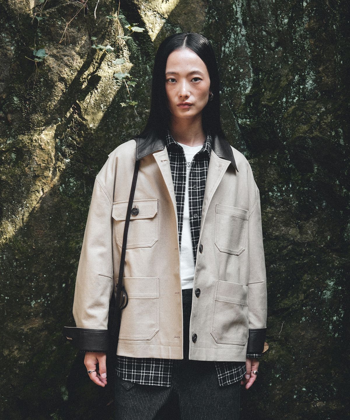 뮤제(MUSEE) [3rd] FALLET Oversize Work Jacket_Beige