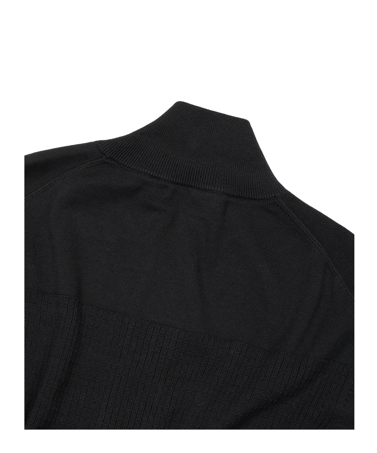 이티씨이(ETCE) COTTON KNIT ZIP UP (BLACK)