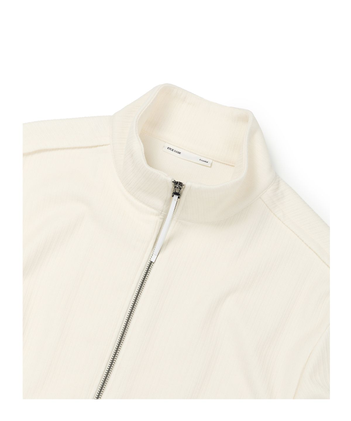 이티씨이(ETCE) (BASE) FULL KNIT ZIP UP (IVORY)