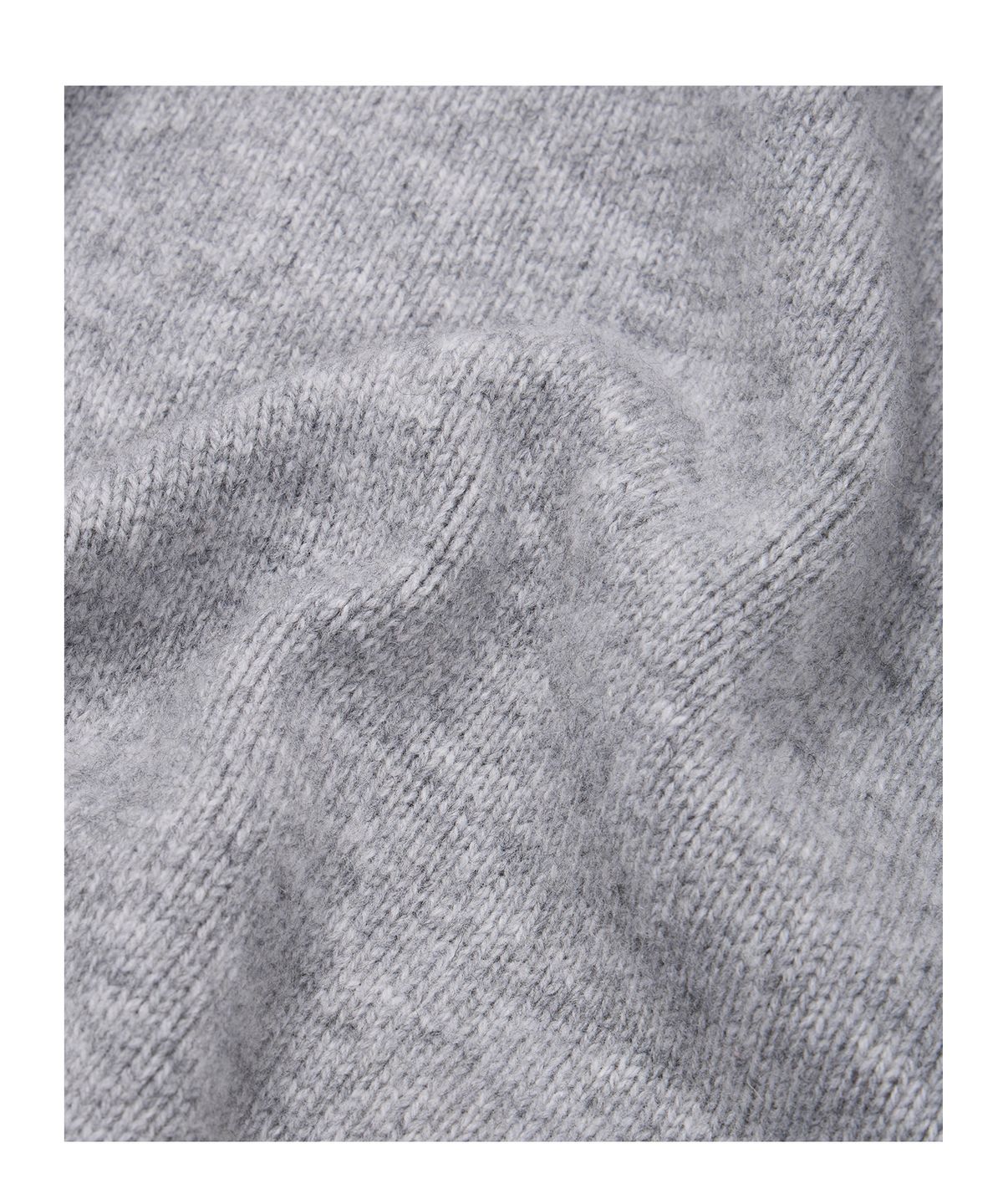 이티씨이(ETCE) (BASE) CROP ROUND NECK CARDIGAN (GRAY)
