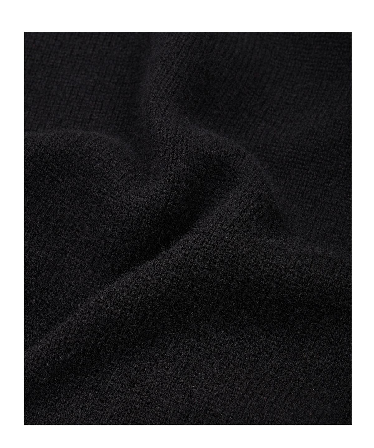 이티씨이(ETCE) (BASE) CROP ROUND NECK CARDIGAN (BLACK)