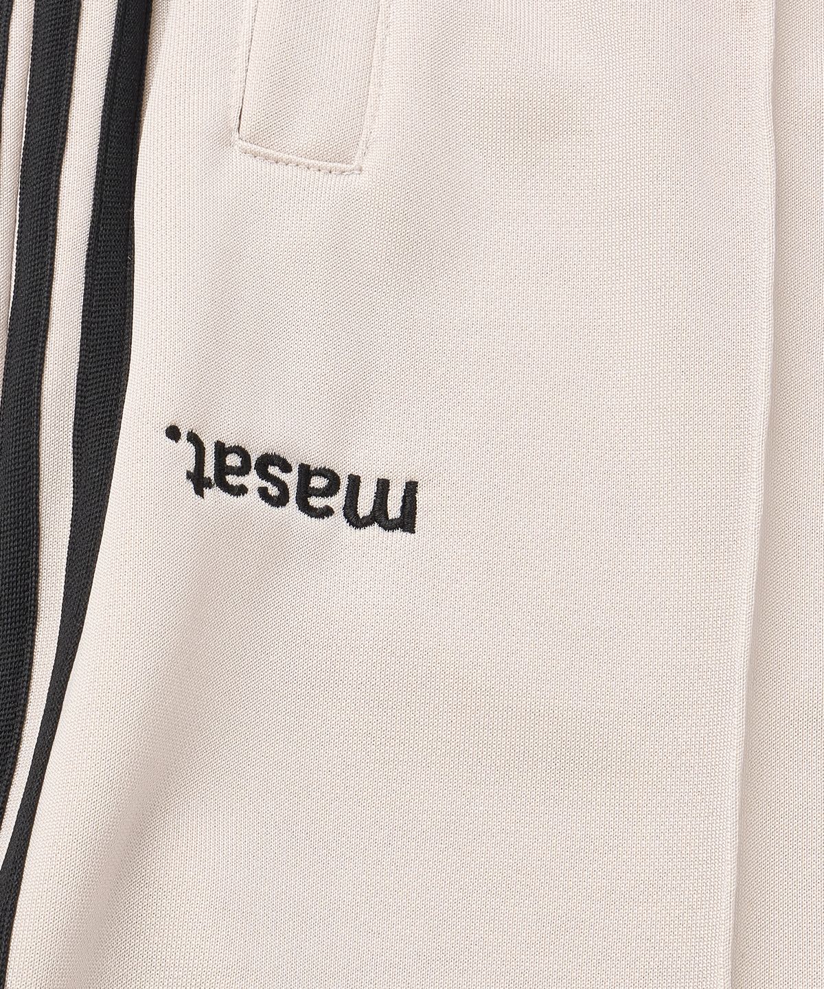 마사트(MASAT) 4-Stripes Track Pants _ Smoke Beige