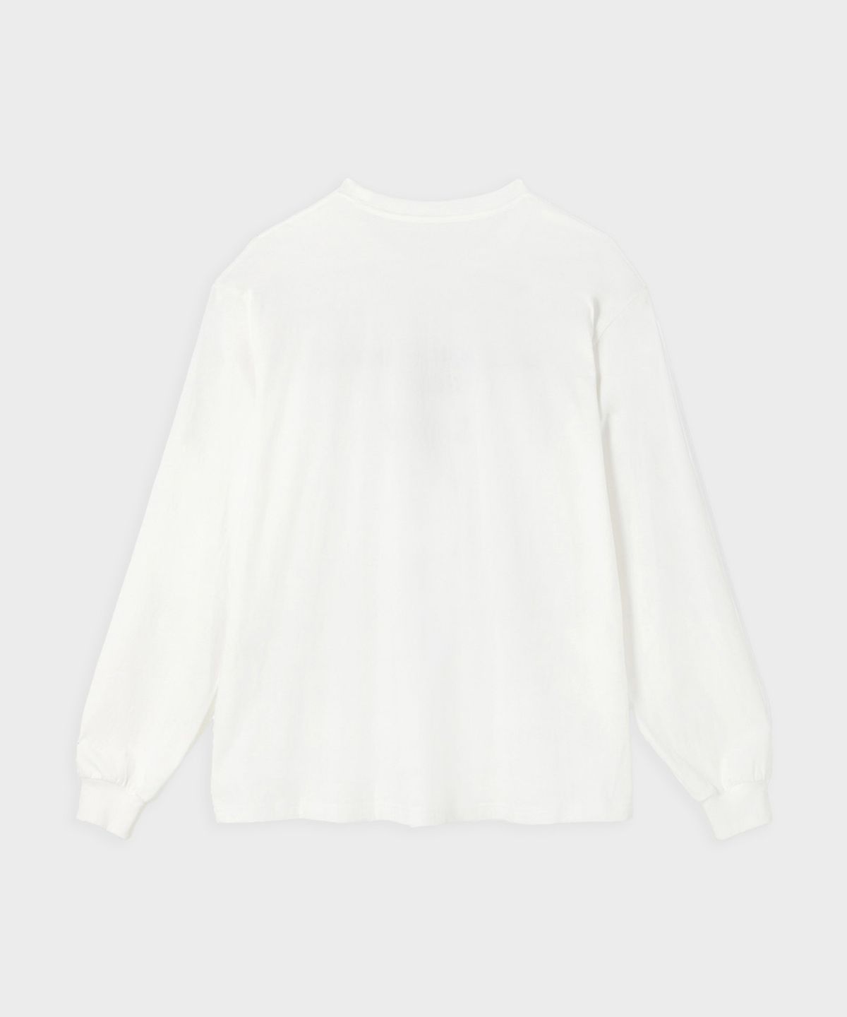 마이딥블루메모리즈(MY DEEP BLUE MEMORIES) THREE LOGO LONG SLEEVE T(WHITE)