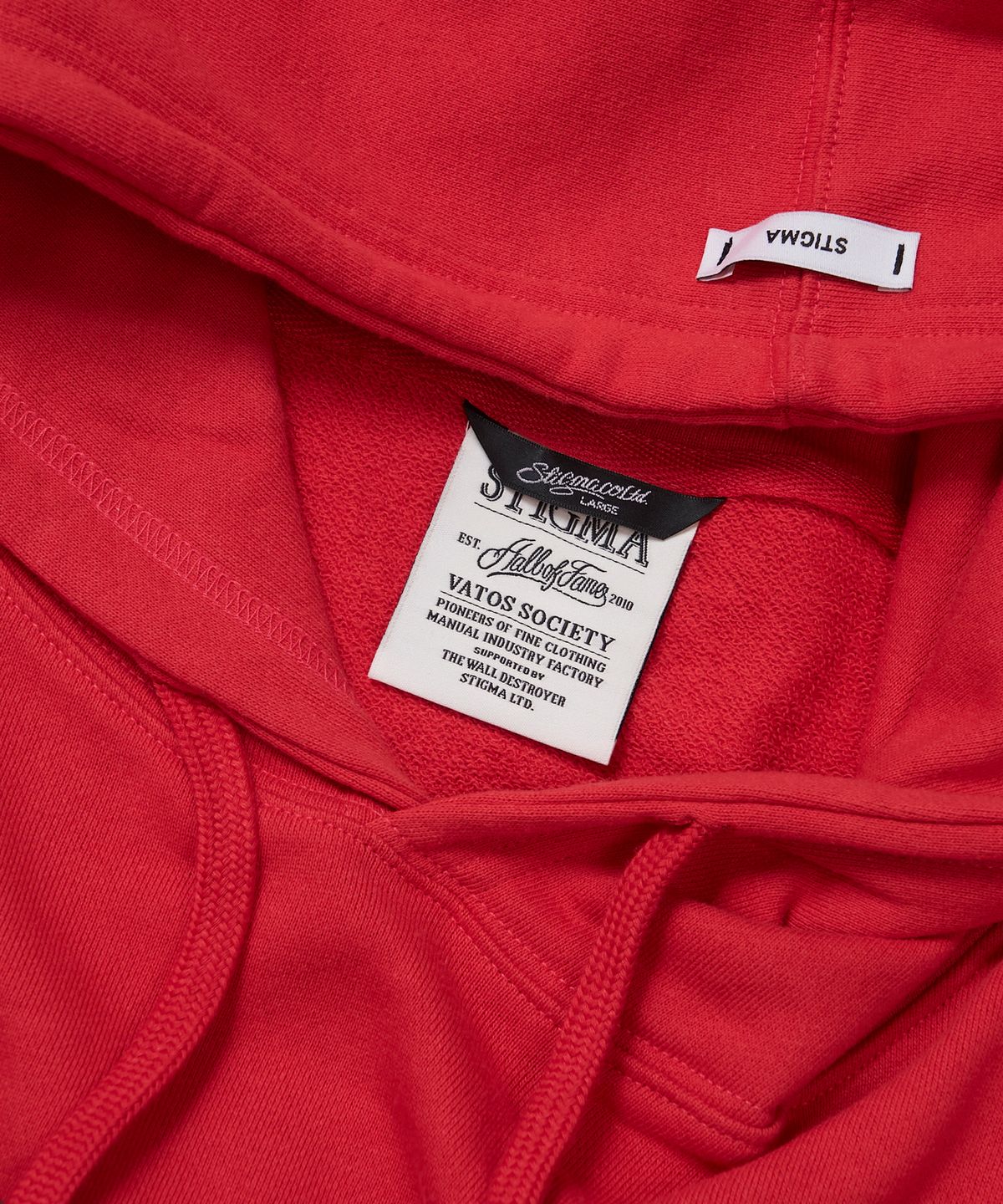 스티그마(STIGMA) PAINT HOODIE RED