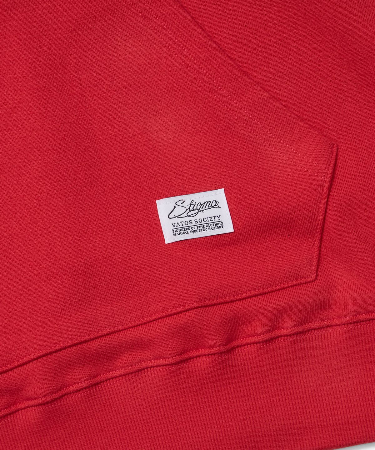 스티그마(STIGMA) PAINT HOODIE RED