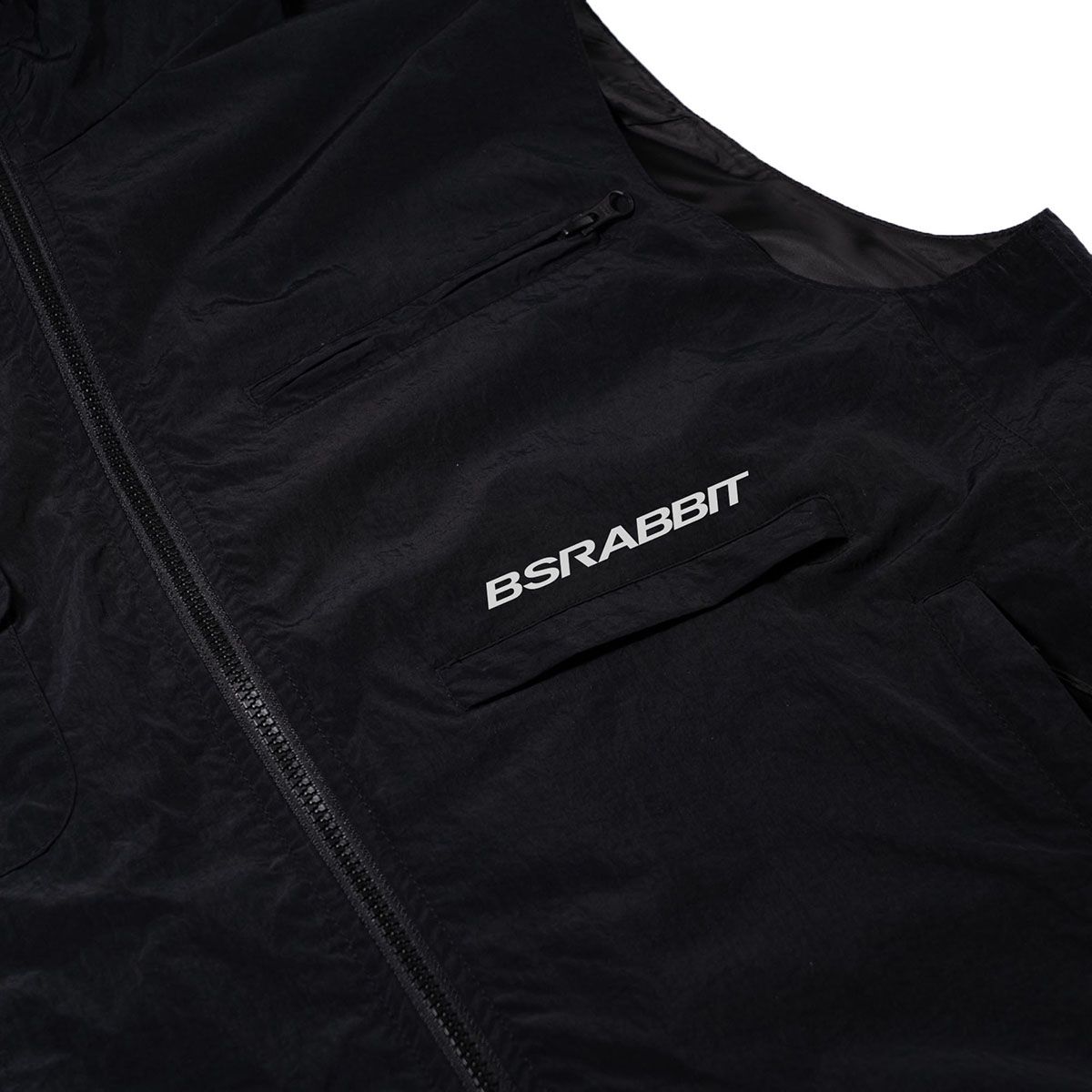 비에스래빗(BSRABBIT) 액티브 트레일 후디드 베스트 블랙