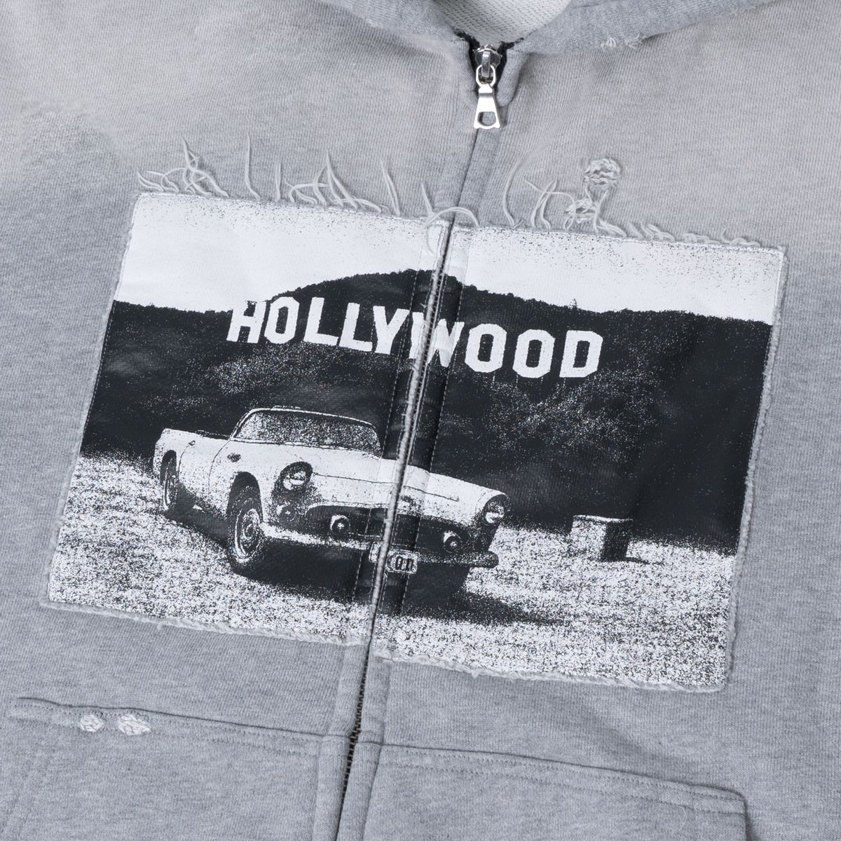 노드(NOD) Old hollywood Zip-up hoodie (Grey)