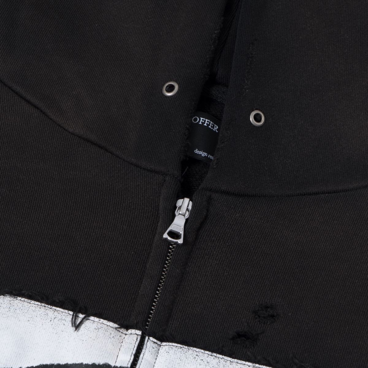 노드(NOD) Old hollywood Zip-up hoodie (Black)