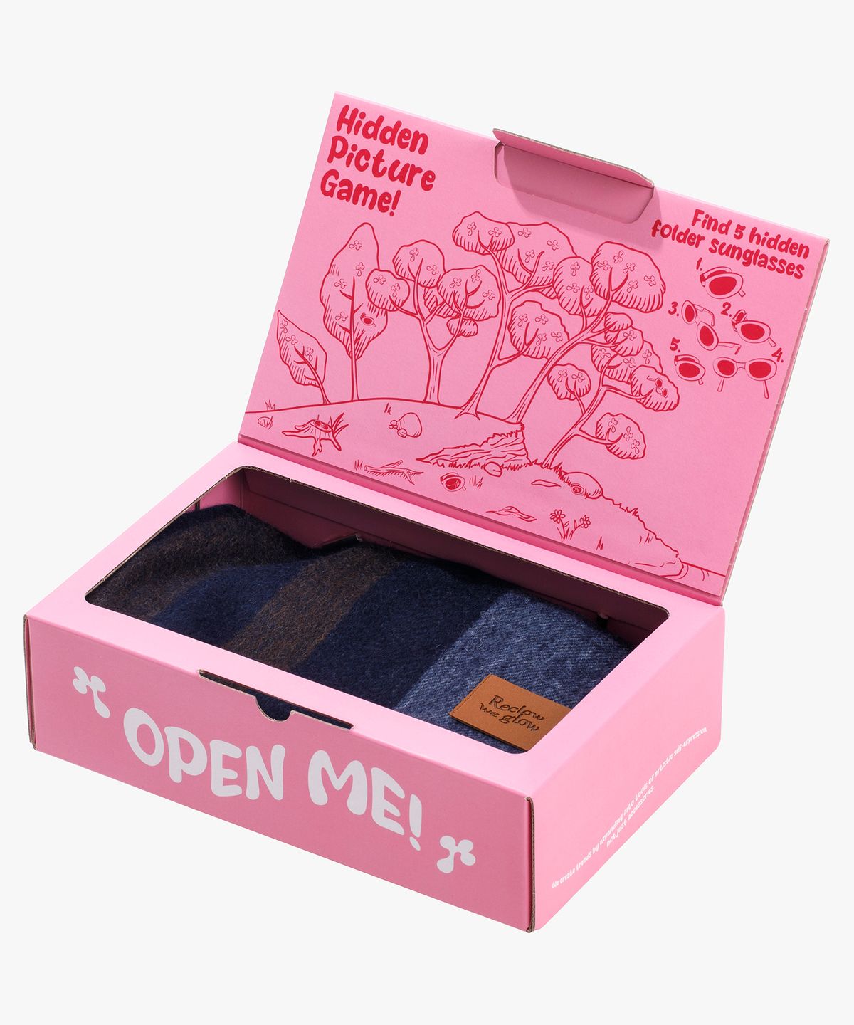 리끌로우(RECLOW) RC PINK 머플러 선물포장 박스