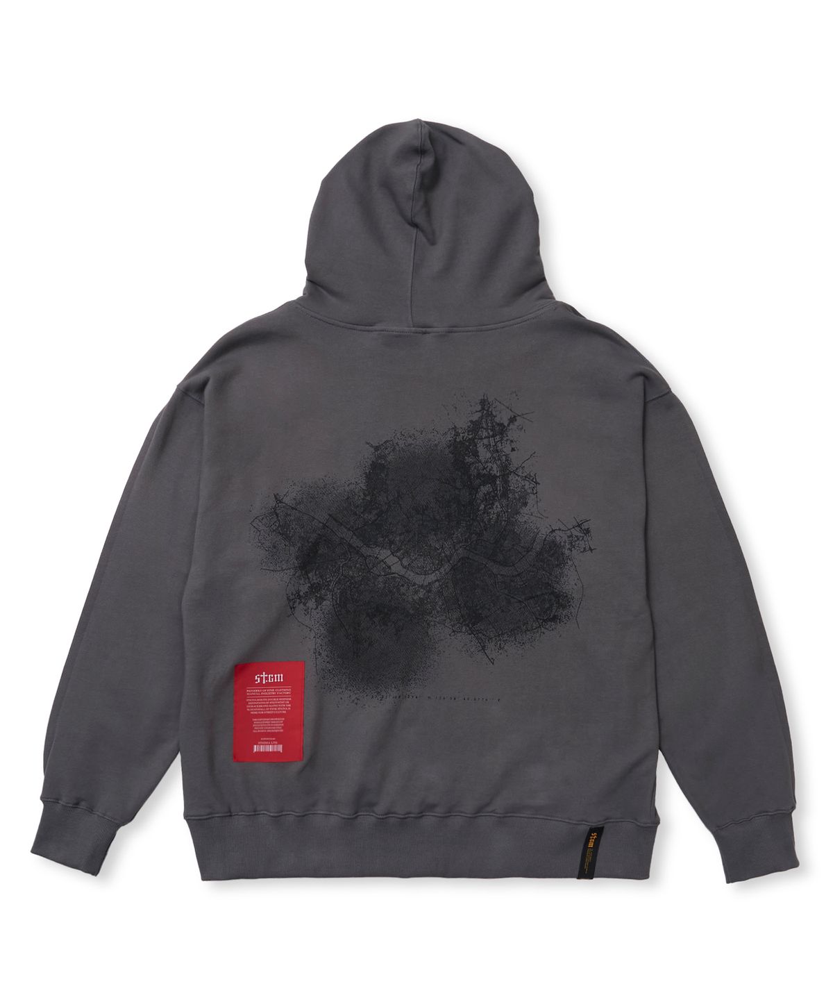 스티그마(STIGMA) SEOUL MAP HOODIE GRAY