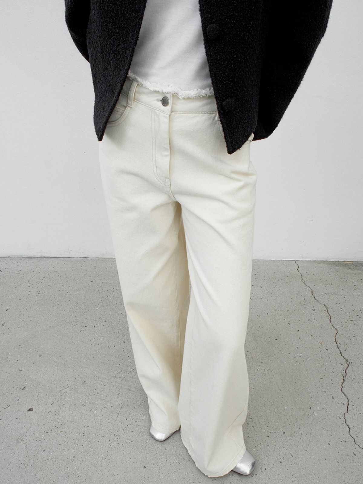 아틀리에 나인(ATELIER NAIN) WARM DEMAGE WASHING DENIM PANTS (PT-5728)