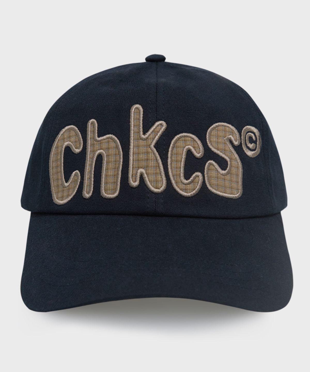 칙스(CHICKS) 바울리스 체크 패치 캡 브라운